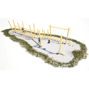 Motorikpfad Y: Bewegungsstrecke, die sich Y-förmig aufgabelt und so letztlich aus drei Armen besteht