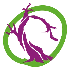 Icon für Produklinie "Origin": Stilisierter, knorriger Baum